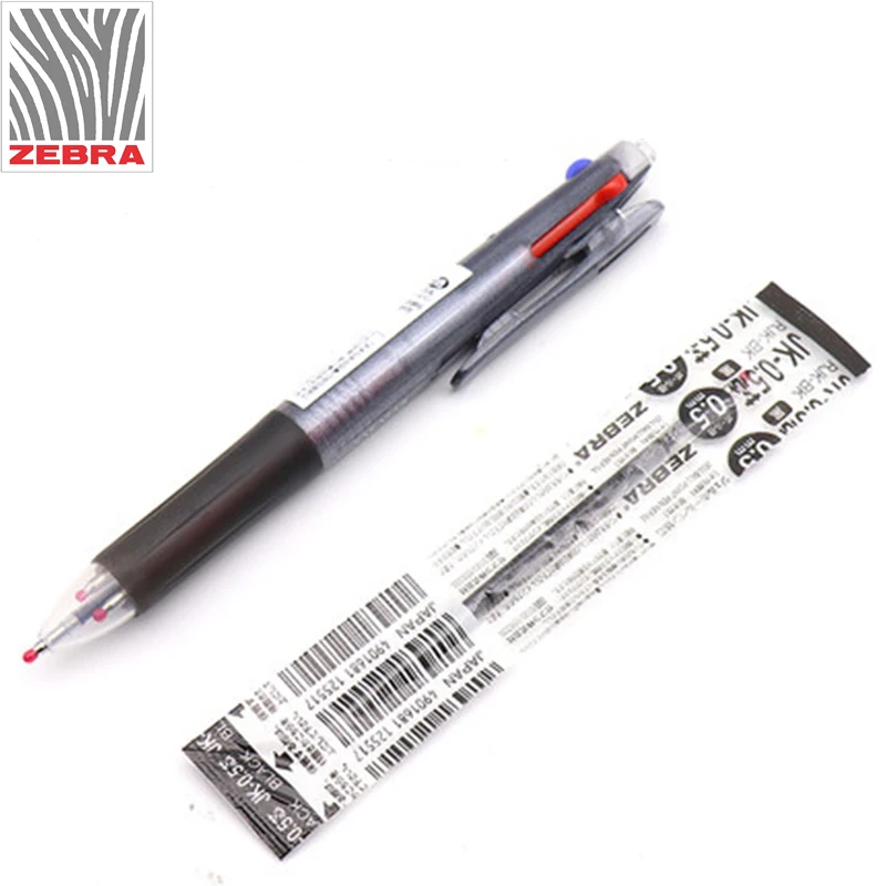6pcs Zebra JK-0.5 Refills for SJ3, J3J2, J4J1 Gel Pen 0.5 Mm-4 Colors (Black, Red, Blue, Green) To Choose