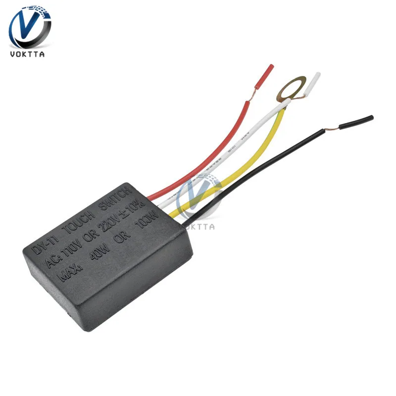 2pcs AC 100-240V 50Hz 3 Way Touch Sensor Switch Desk light Parts Touch Control Sensor Dimmer For Bulbs Sensors Lamp Switch