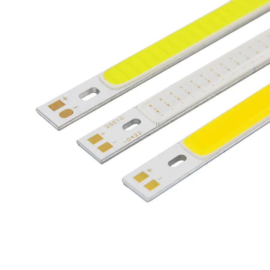 Big Promotion DC 12V LED COB Strip Bulb 1000LM 10W LED Bar Lights Lamp 200*10MM Warm Pure White Blue Red Green Yellow Lighting