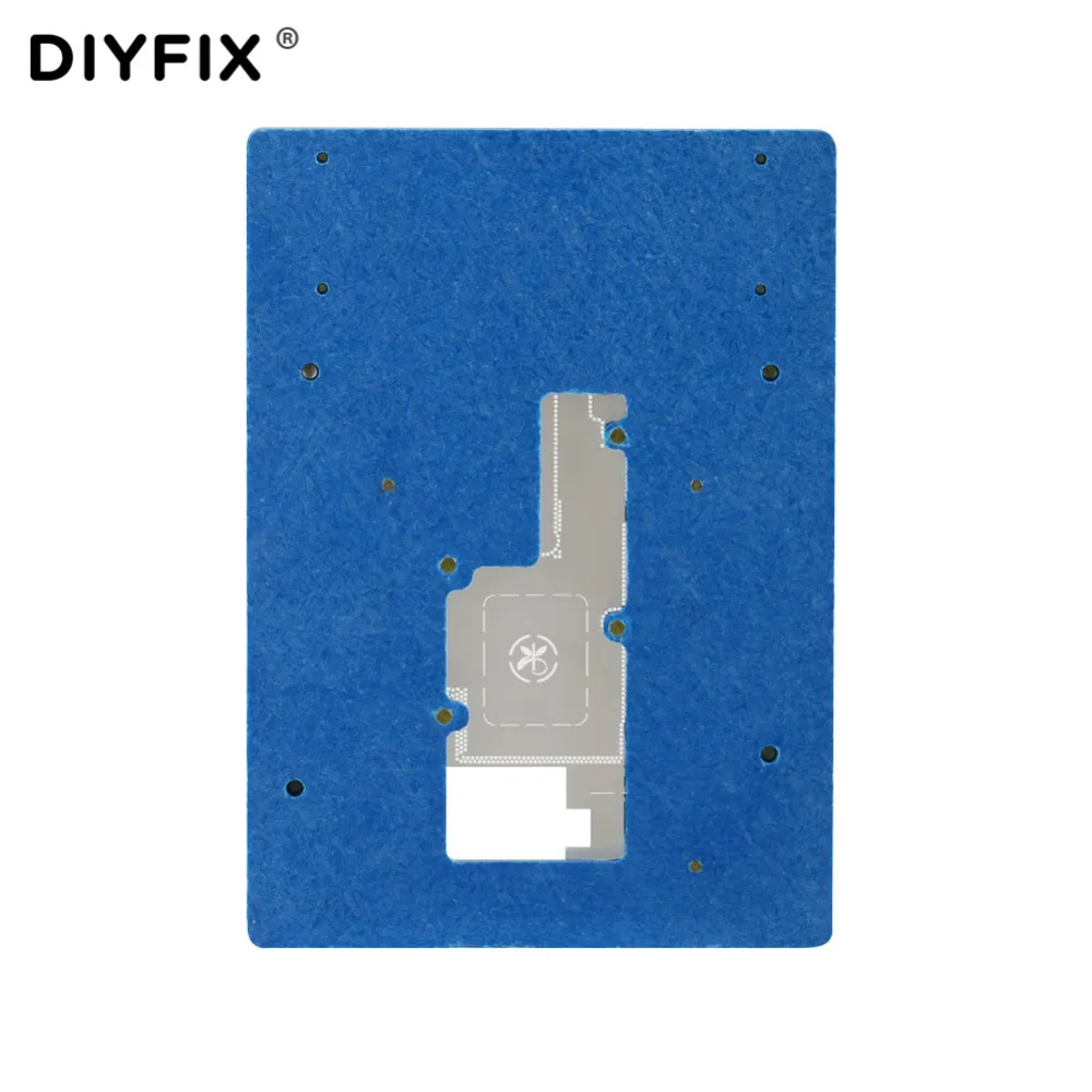 DIYFIX Phone Logic Board BGA Repair Tool for iPhone X Motherboard IC Chip Ball Soldering Net Planting Tin Fixture