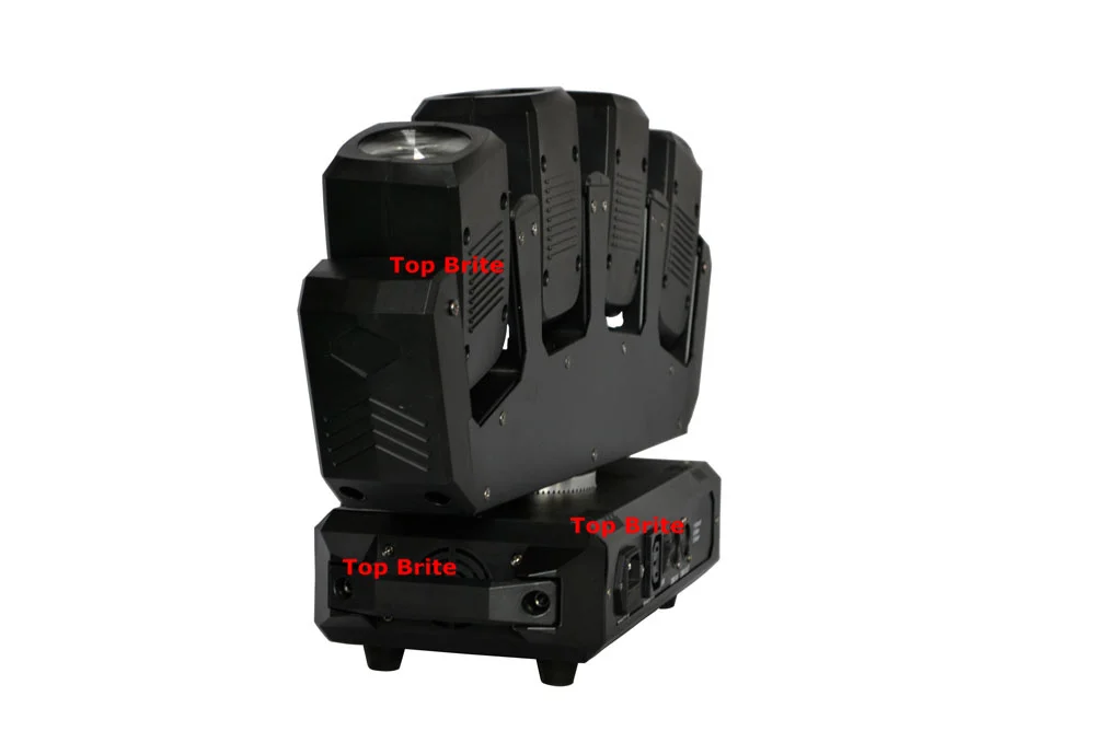 2 Teile/los Beruf 4X10W RGBW 4IN1 Led Moving Head Licht Cree Vier Kopf Strahl Bühne Beleuchtung Ausrüstung Für Party Dj disco Bar