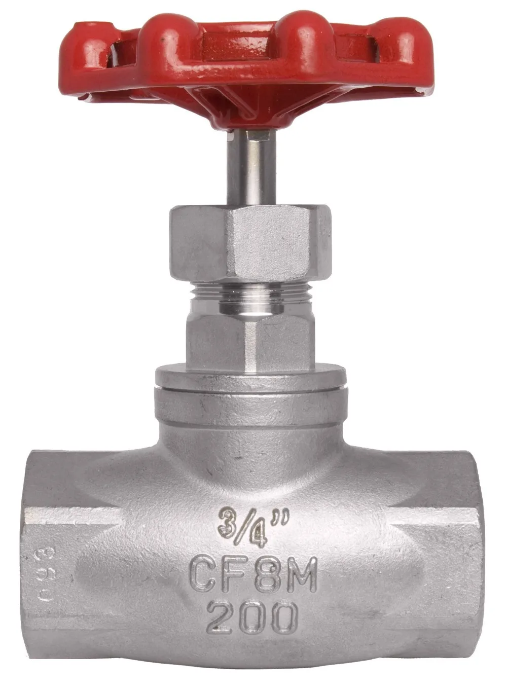 

3/4in. (DN20) Stainless Steel Globe Valve - 200WOG FXF