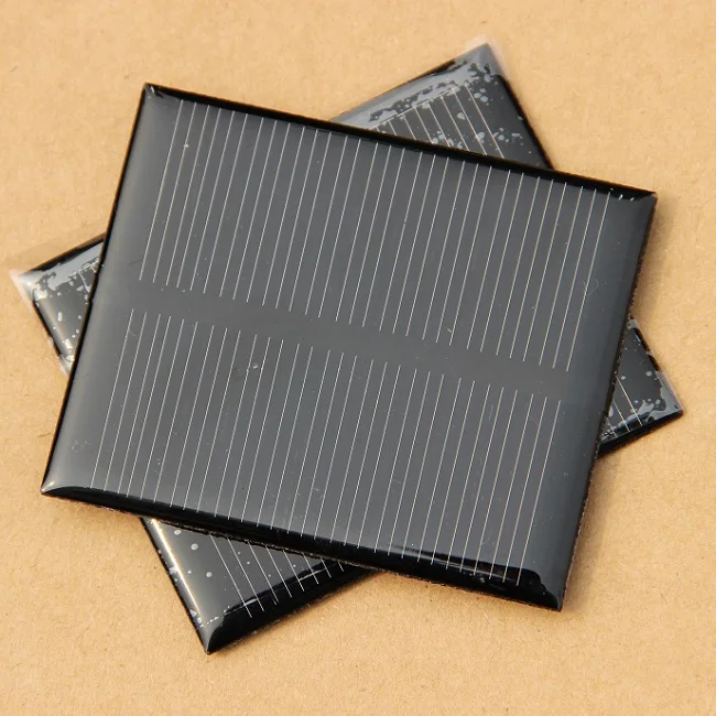 

BUHESHUI Solar Panel 5.5V 0.5W Mini Solar Cell For Small Power Appliances Solar Toy Panel Education Kits 68x55.6x3mm 500pcs/lot