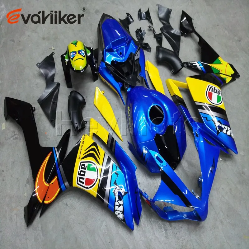 

ABS Plastic fairing for YZFR1 2007 2008 yellow blue YZF R1 07 08 motorcycle fairings Injection mold H2