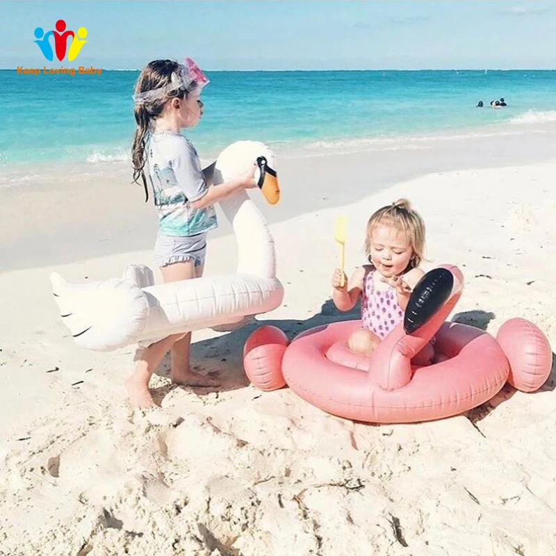 Aufblasbare Flamingo Schwimmen accessori Baby Sommer Wasser Spaß Pool Spielzeug Kinder Schwimmen in den pool Spielzeug Kinder Schwimmen Zubehör