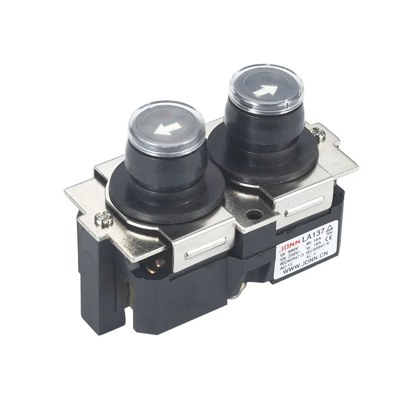 10 Pcs LA137-A 16A 250V Waterproof Electric Hoist Single Ton Switch Micro-electric Control Crane Switches for Electrics Hoists