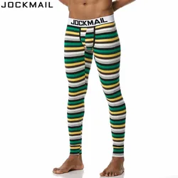 JOCKMAIL Brand Men Long Johns Cotton Printed leggings Thermal Underwear cueca Gay Men Thermo Underwear Long Johns Underpants