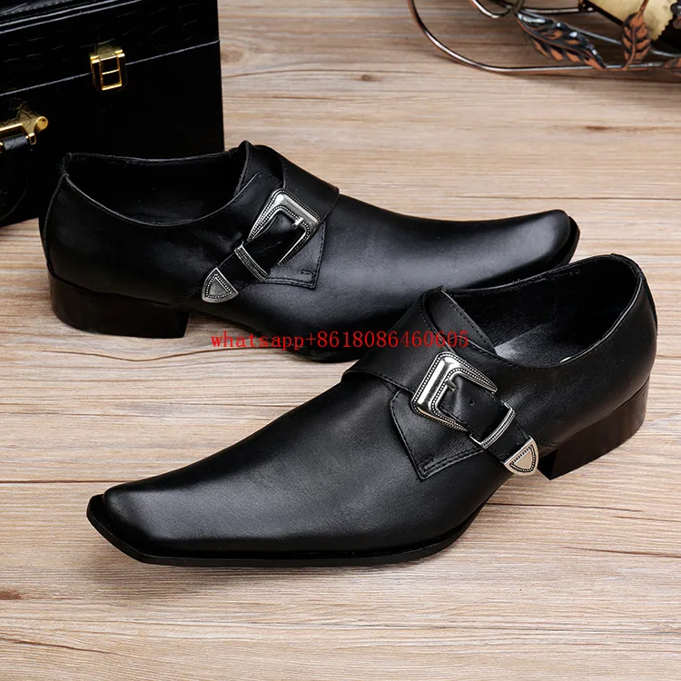 

Choudory Chaussures hommes mens shoes genuine leather high heels black prom shoes formal dress wedding shoes-factory-direct