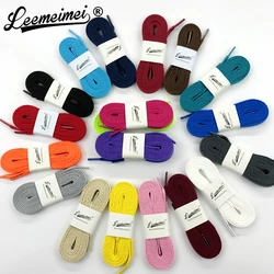 100cm to 160cm Solid Flat Shoelace Polyester Sports Casual Shoe Lace Cordones Zapatilla 24 Colors Shoes Classic Soft Shoelaces