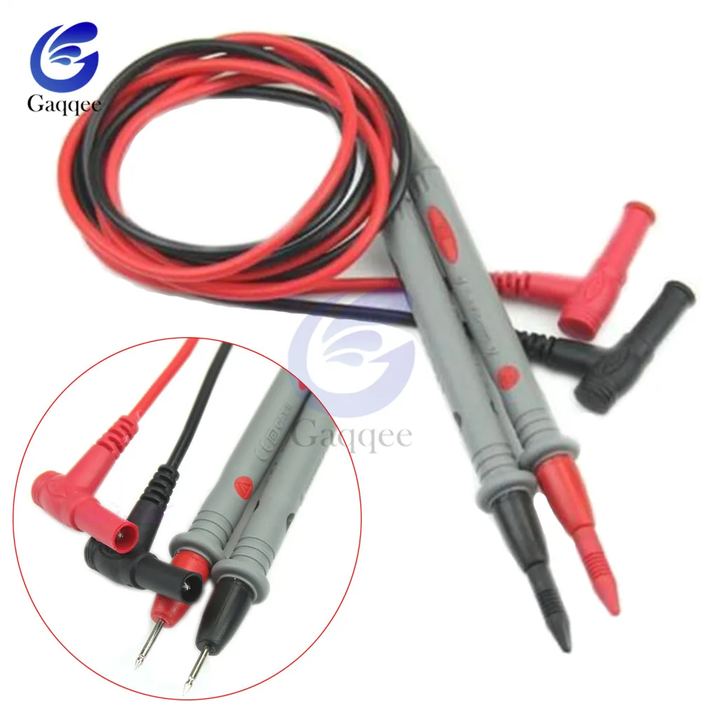 

2pcs Universal Probe Test Leads Pin for Digital Multimeter Needle Tip Multi Meter Tester Lead Probe Wire Pen Cable 20A 10A 1000V