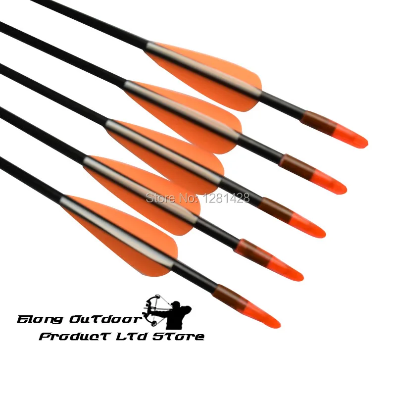 

100Pcs 4*6mm 30" Fiberglass Youth Arrow Practice Beginner Kids Fixed Bullet Point Archery