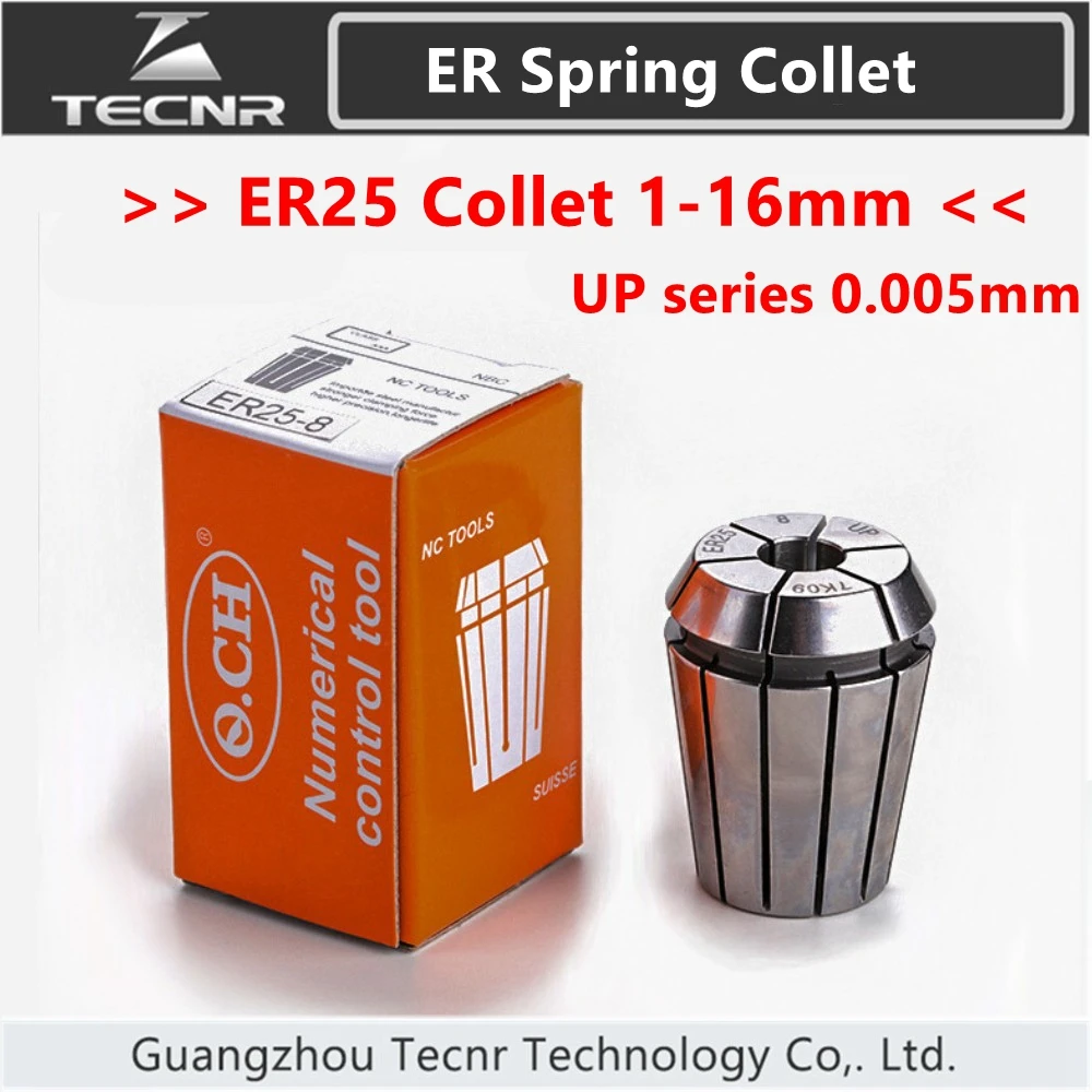 ER25 spring collet chuck  from 1mm to 16mm for CNC milling lathe tool and spindle motor Q.CH