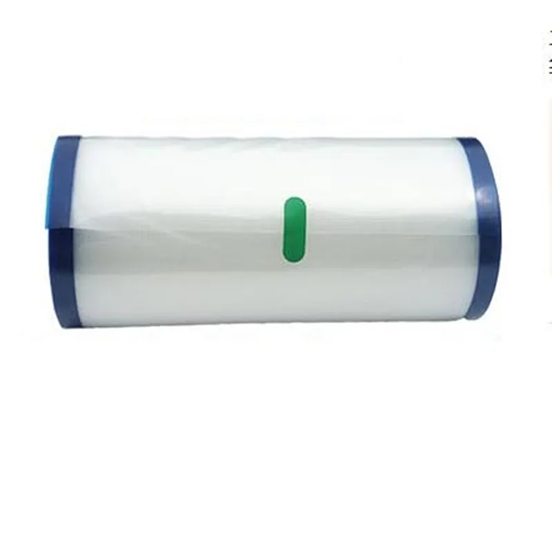 20ซม.* 10M 1ม้วนครัวเรือนสูญญากาศบรรจุถุงด้านข้างสีสันสดใสสูญญากาศเกรดซีลกระเป๋าอาหารสดกระเป๋า