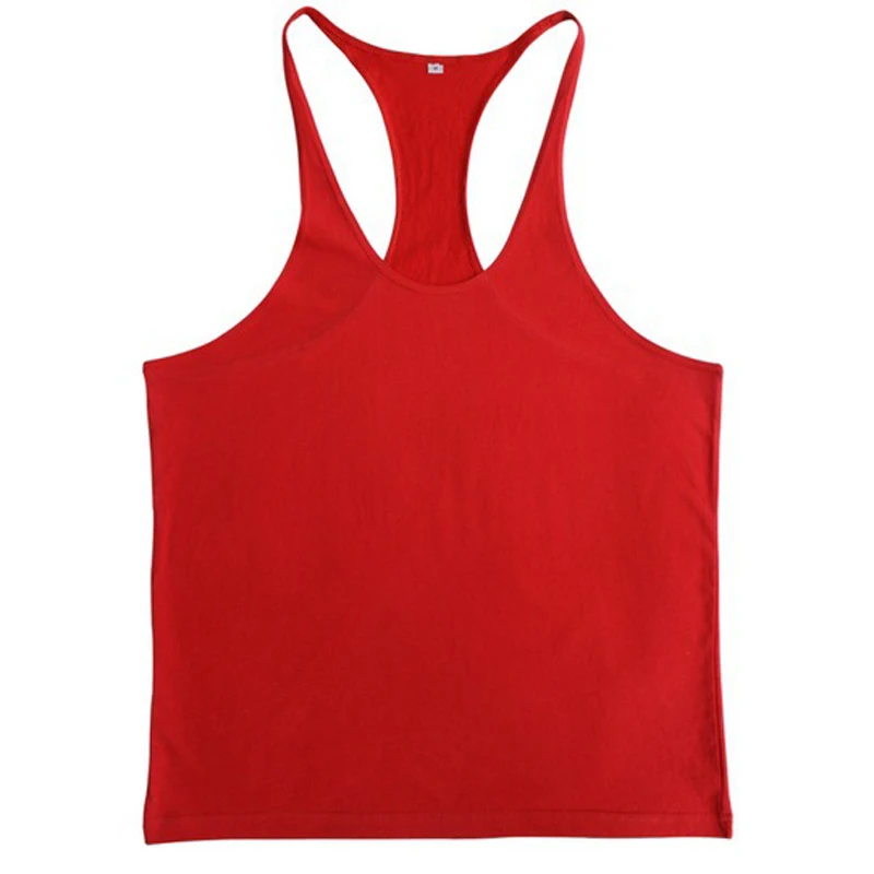 Summer Mens Vest Sport Bodybuilding Tank Tops Gym Fitness Clothing Male Solid Pure Cotton Breathable Quick Dry Undershirt M-XXL