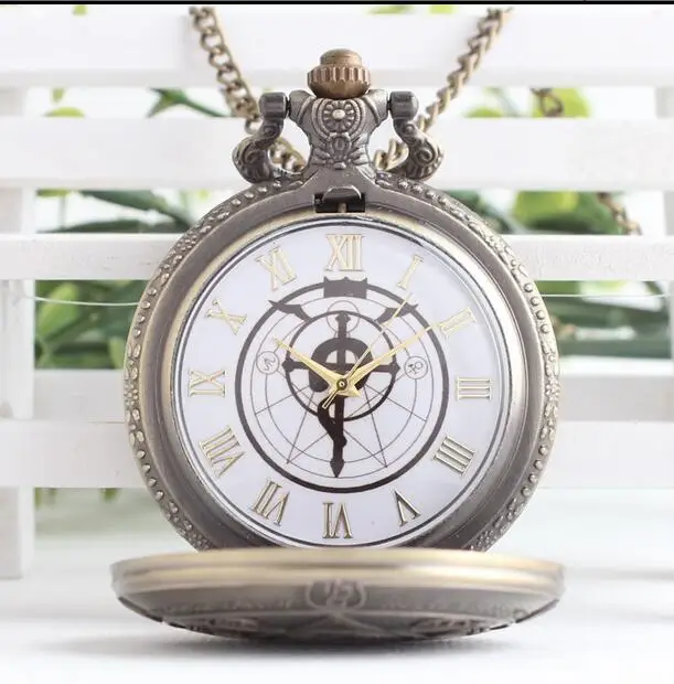 Fullmetal AlchemistTo advance the giant wings of liberty Black Butler Roman numerals pocket watches