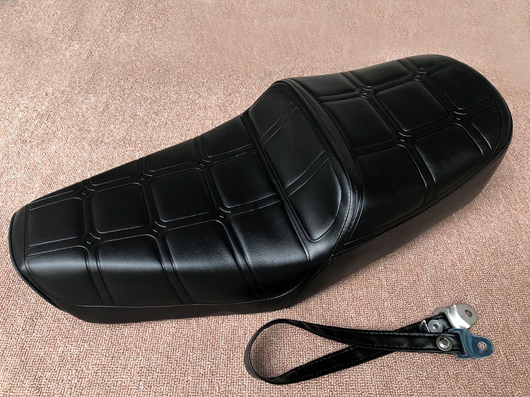 

CM125 Motorcycle Seat Assy Motorbike Black Leather Seat Cover Cushion