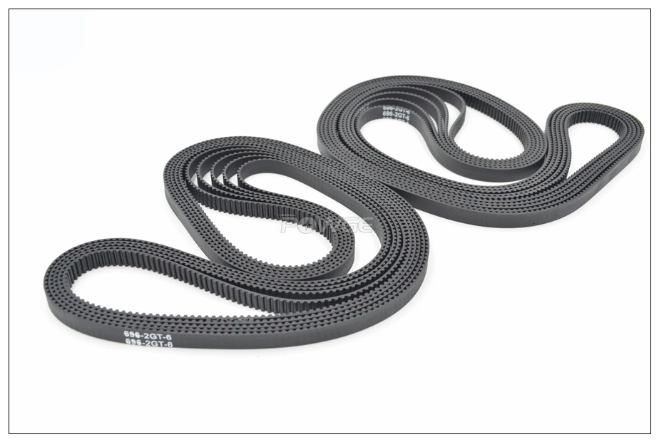 POWGE 640/650/660/670/676/696 2GT Timing Belt W=6/9mm Teeth 320/325/330/335/338/348 GT2 Closed-Loop Synchronous Belt 660-2GT