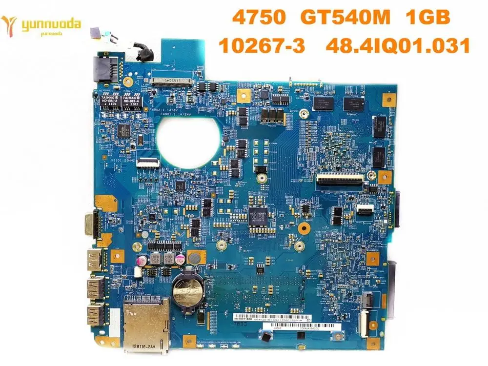 10267-3  10267-4 48.4IQ01.031 for ACER 4750 laptop motherboard 4750  4750G 4752 GT540M 1GB  tested good