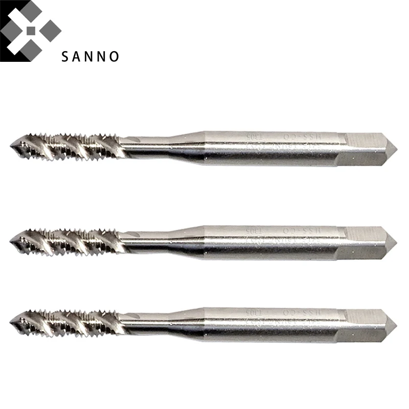 3pcs  High speed steel machine processing screw tap imperial standard cnc HSS crude screw thread tapping