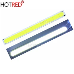 1-10 sztuk 14015 140*15mm LED COB źródło światła taśmy 12 V DC 5 W 500LM zimny biały dioda LED typu FLIP-Chip dla DIY jazdy dziennej lampa światła samochodu