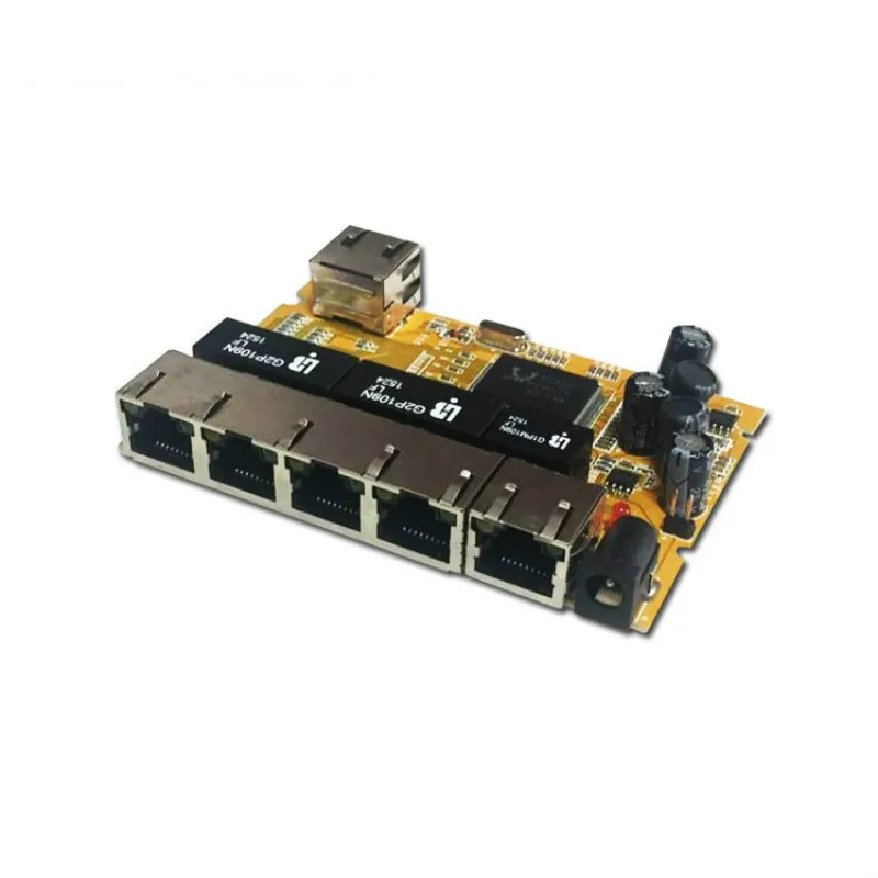 5/6 civiele OEM/ODM RTL8367 6 poort 10/100/1000 Mbps gigabit ethernet switch module PCB Industriële schakelaar module netwerk switch