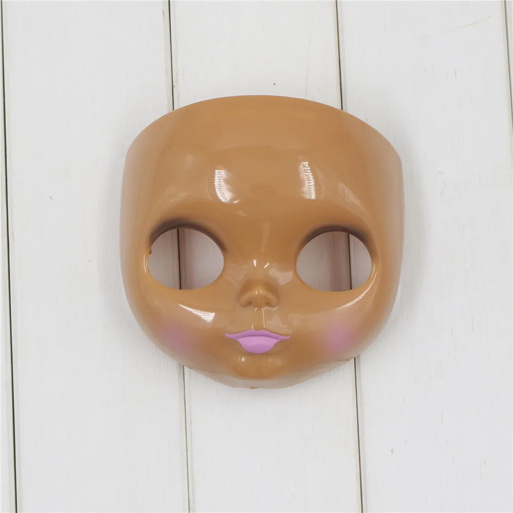 DBS-Cara de muñeca Blyth sin maquillaje, placa frontal, placa trasera, tornillos para muñeca personalizada DIY