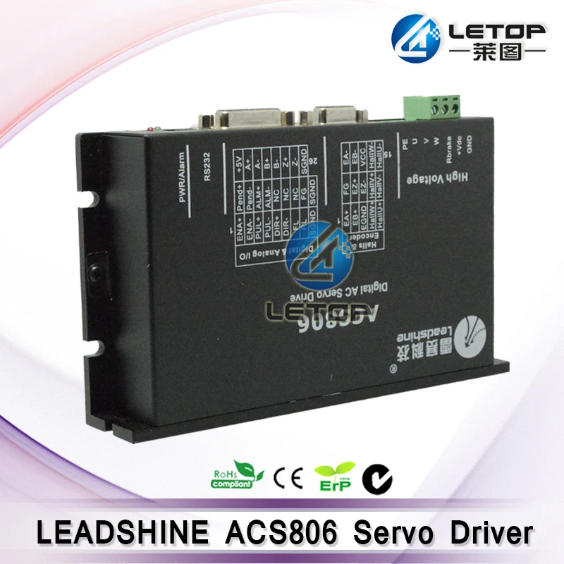 Leadshine ACS806 AC Servo Driver Working for 20-80VDC 18A Cost Effective AC Servo Drives