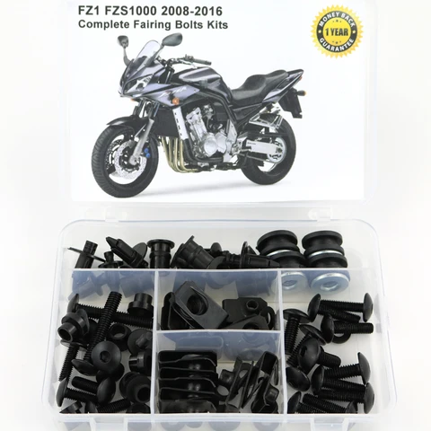 Подходит для Yamaha FZ1 FZS1000 Fazer 2008-2016, полный комплект обтекателя, комплект болтов обтекателя, болт боковой покрытия