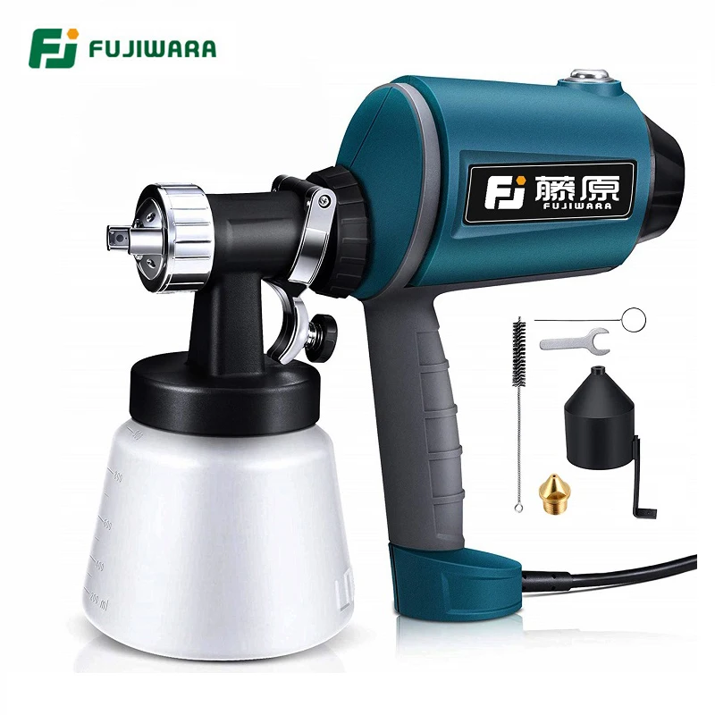 

Electric Spray gun 220-240V 50HZ Airbrush 1.5mm/1.8mm/2.5mm Nozzle High Atomizing Spray Paint Tool