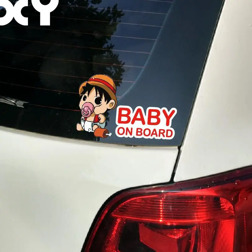 Baby on Board Funny Cute Car Window Stickers Decals 6.7\