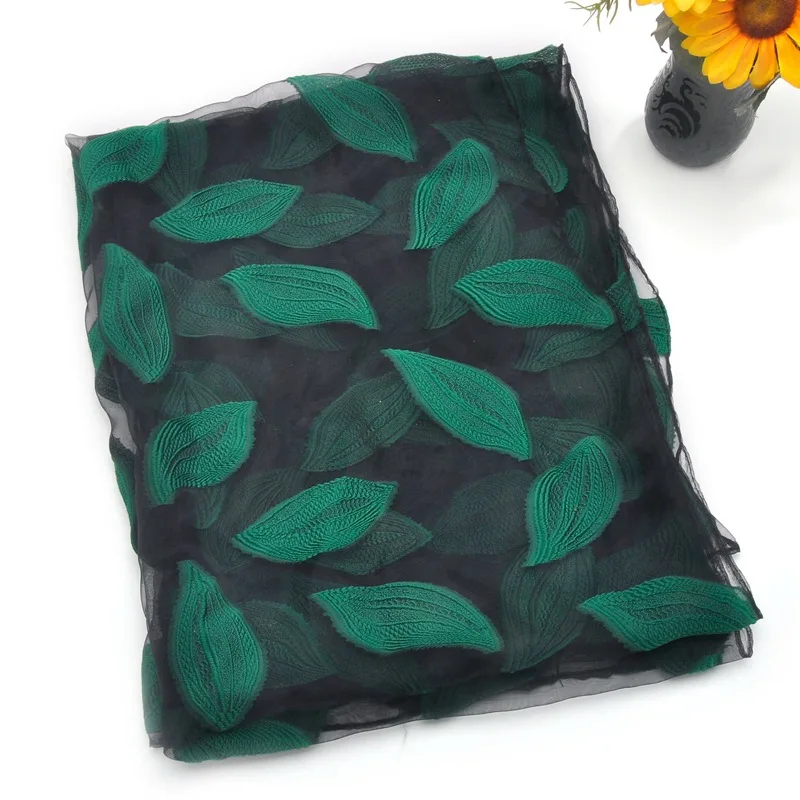 جديد المرأة الأورجانزا الأوشحة كل مباراة شالات التطريز الشيفون المعتاد لينة الخمار مسلم الحجاب Bufandas واقية من الشمس وشاح