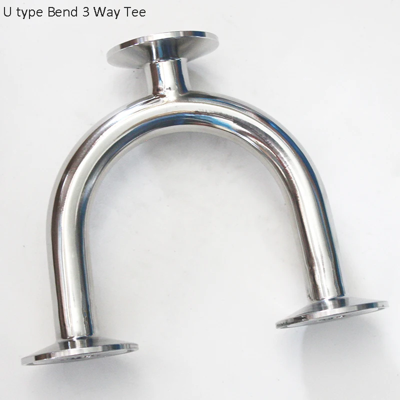 

304 Stainless Steel Tri Clamp U Tee, Pipe Fitting, Homebrew, 1/2 ", 3/4"