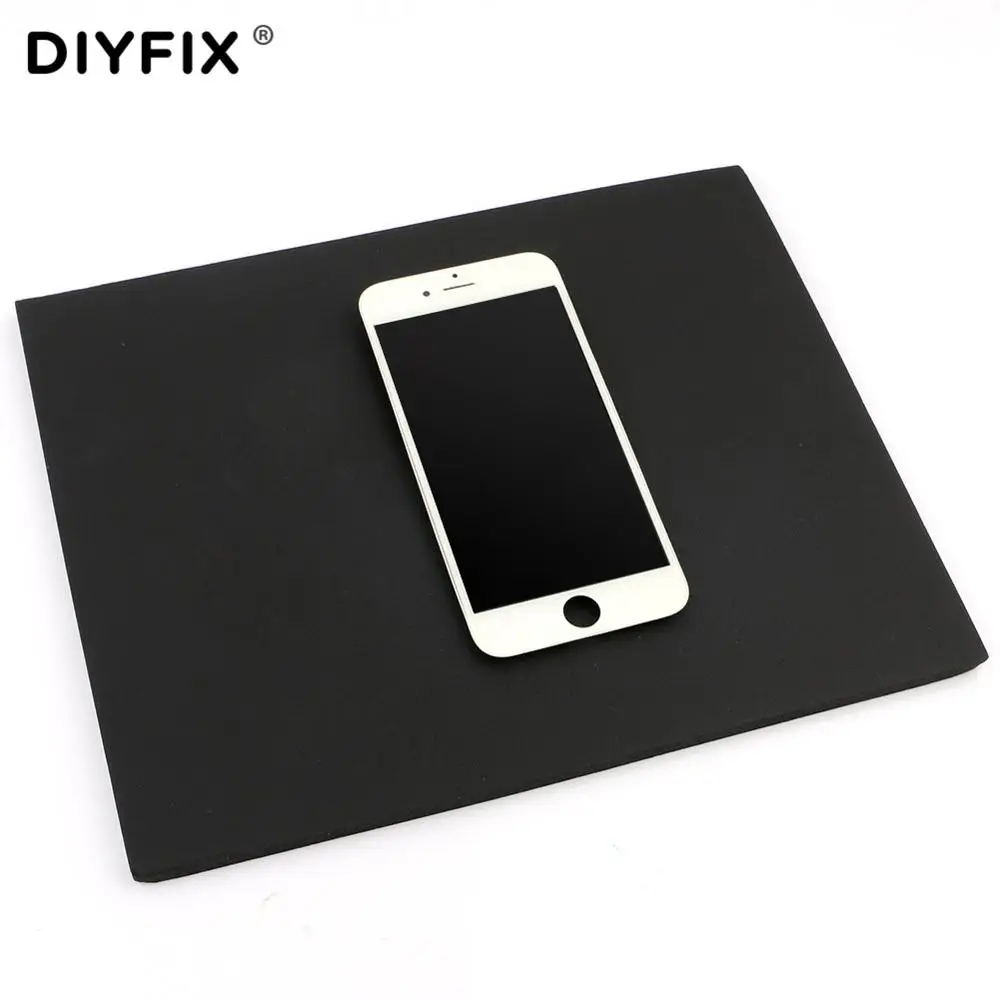 DIYFIX-وسادة شاشة الضغط ، سجادة إسفنجية فائقة النعومة ، 24.5 × 19.8 × 6 مم ، إصلاح شاشة LCD ، منصة آلة تغليف الفراغ