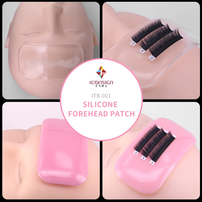 New Silicone Reusable False Lashes Pad Tray Holder Tool Women Silicone Eyelash Pad False Lashes Extensions