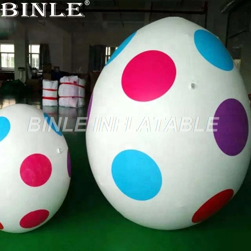 

Hot sale spots advertising giant inflatable easter egg with air blower for events decoration