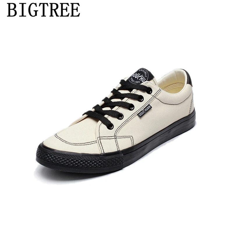 Canvas Schoenen Heren Witte Herenschoenen Vrijetijdsschoenen Mode Heren Sneakers 2024 Tenis Masculino Chaussure Homme Sapato Masculino Bona