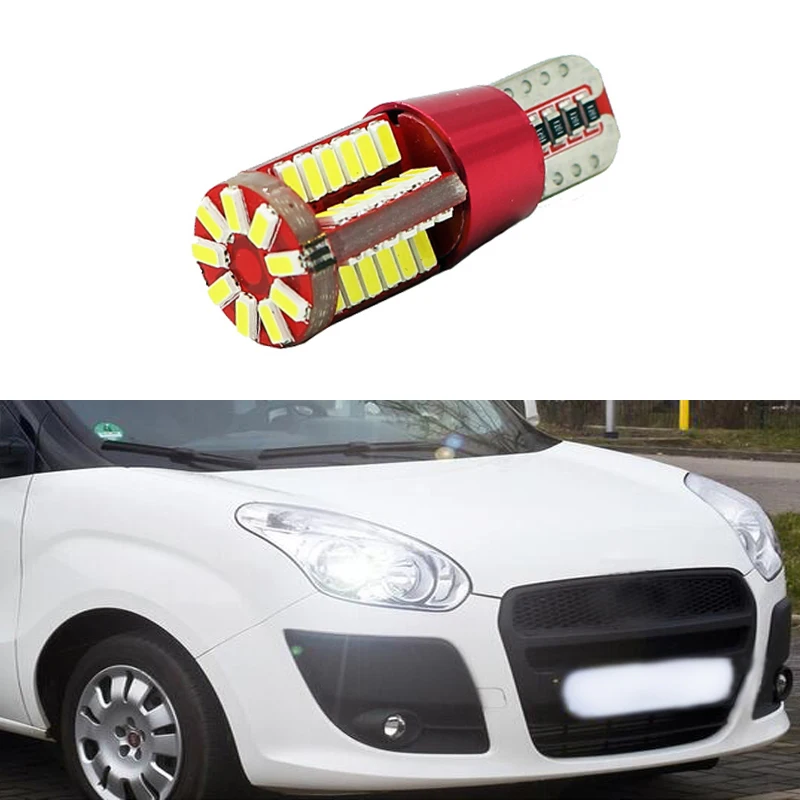 1X Canbus T10 W5W 168 194 LED Wedge Light No Error For FIAT 500 Punto Stilo Palio Freemont Bravo Ducato Doblo