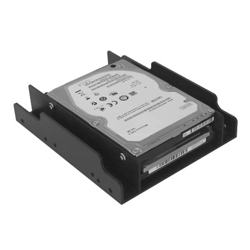 En-Labs 2 x SATA 3.0 Cavo Dati e il Cavo di Alimentazione Kit w/3.5-Inch a x 2 SSD/Alloggiamento del Disco Rigido Interno Da 2.5 Pollici di Montaggio In Plastica