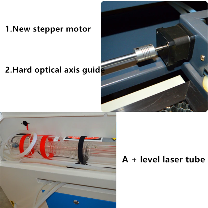 3020 40 w co2 laser graveermachine, laser graveur snijmachine diy laser cutter arcylic lineaire gids coreldraw software