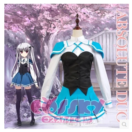 

Free Shipping! Absolute Duo Yurie shigutouna/Julie Sigtuna Japanese School Uniform Cosplay Costume ,Perfect customized for you!