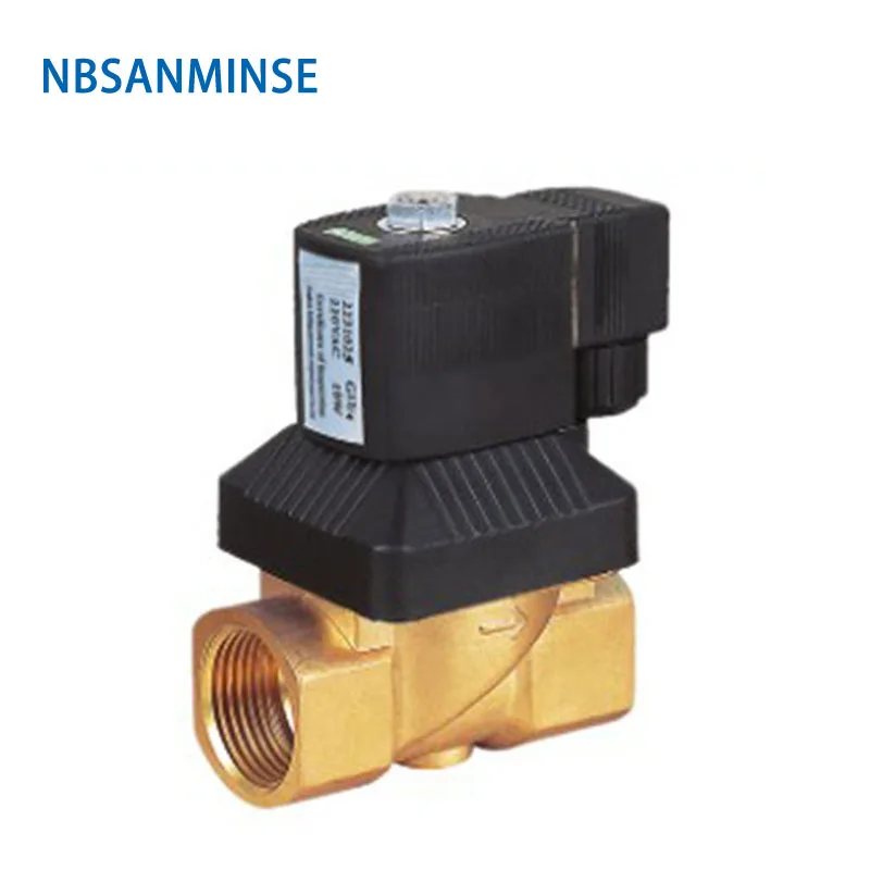 

NBSANMINSE Diaphragm Solenoid Valve KL22M-08/10/15 1/4 3/8 1/2 3/4 1 inch high pressure High temperature Normally Closed