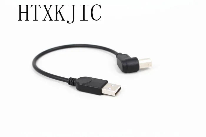 90 درجة زاوية الانحناء USB2.0 الثورة نوع B مربع الفم تمديد خط من القرص الصلب المحمول بيانات خط طابعة