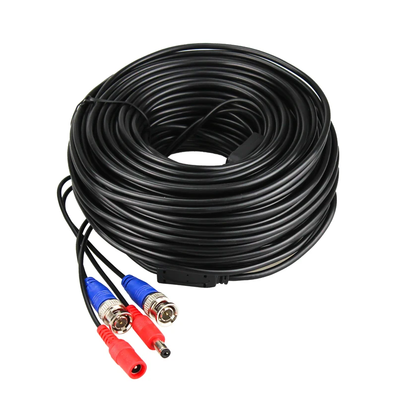 H.View 30m 100ft CCTV Cable BNC & DC Plug Video Power Cable for Wired AHD Camera and DVR Video Surveillance System Accessories