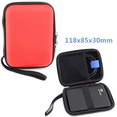 غطاء حامي أسود لمحرك الأقراص الصلبة حقيبة حقيبة القرص الصلب الخارجي