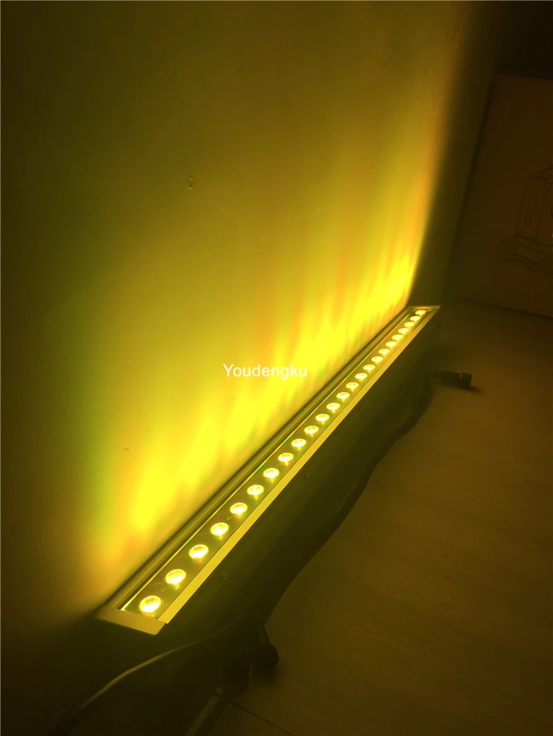 DMX Control Waterproof led beam bar 24x3w led wall wash bar rgb 3 in 1 outdoor led wall washer light