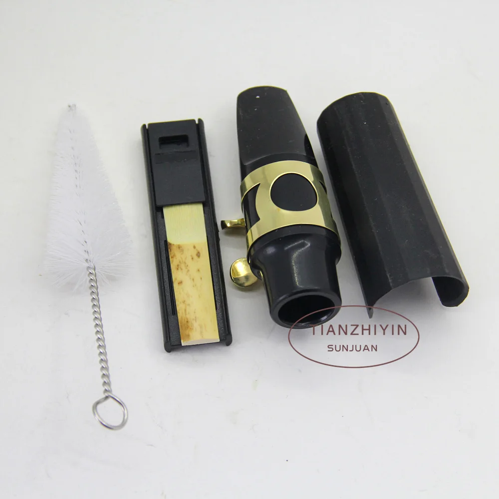 Alto Saxophone Mouthpiece kit ligature reed cap new  Saxophone Mouthpiece Saxscape Uptown Live Saxophone whistle cleaning brush