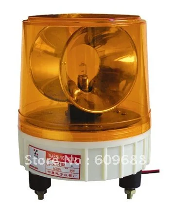 3W Big Roundness Revolving Warning Light LTE5181,diameter:180mm,DC12V/24V / AC110V/220V Switch