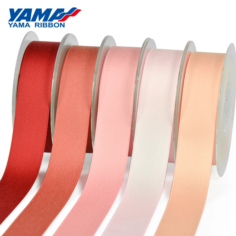 YAMA-Polyester Cotton Ribbon, Hand Made, Carton Gifts, DIY Ribbons, 100Yards/Roll, 50mm, 2 