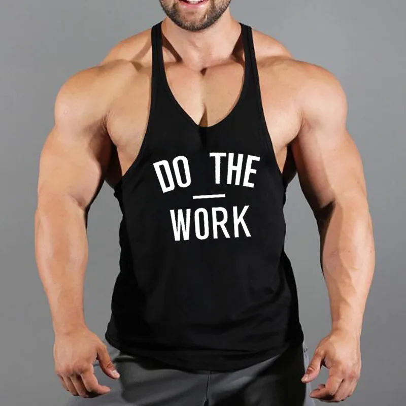 Brand Fitness Clothing Gyms Stringer Singlet Y Back Tank Top Men Muscle Vest Canotta Bodybuilding Sleeveless shirt Tanktop