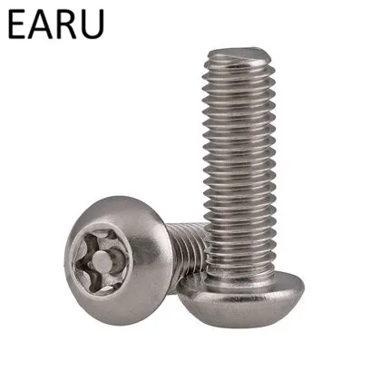 

304 stainless steel anti-theft screws Bolt round Pan plum Six-Lobe Security Head with needle core M8*12/14/16/18/20/30/35-60mm